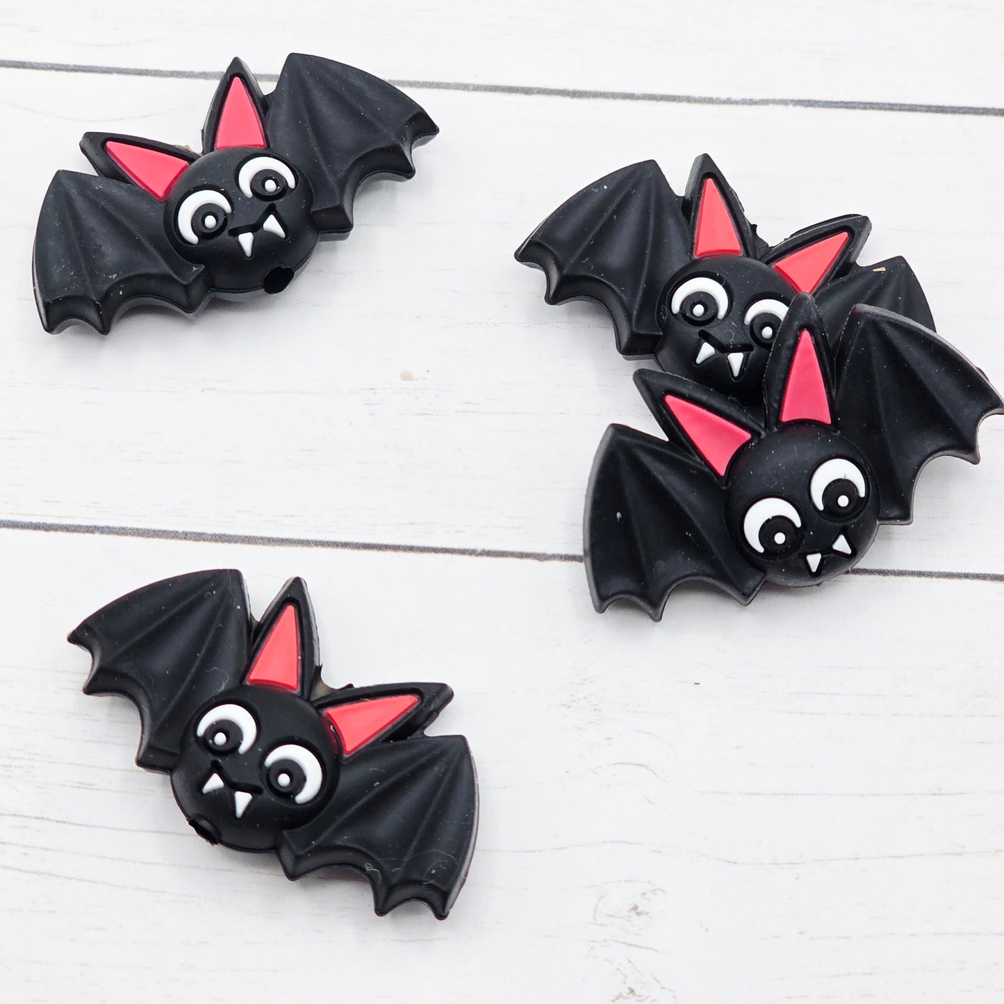 Black Bat Focal Beads