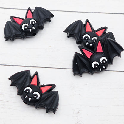 Black Bat Focal Beads
