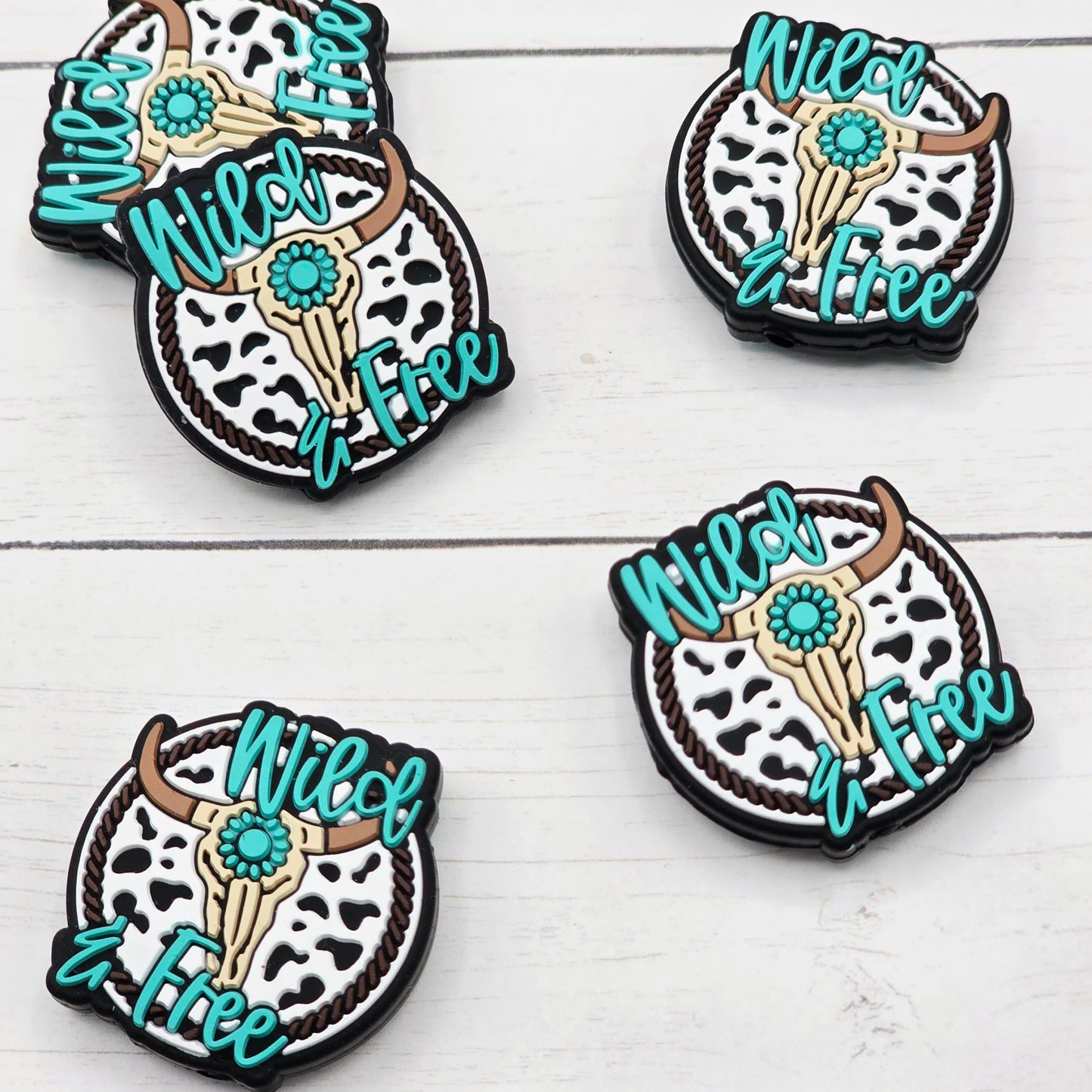 Wild & Free Skull Focal Beads
