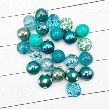 Totally Teal Bead Mix