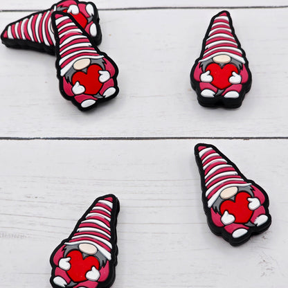 Heart Gnome Beads