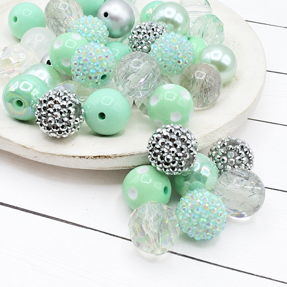 Crazy About Mint Bead Mix