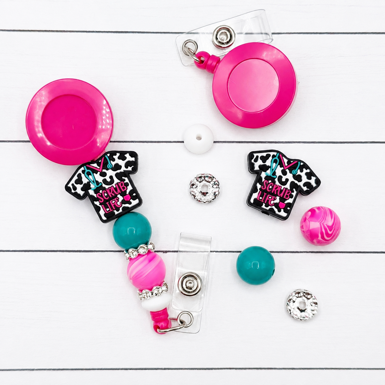Scrub Life Badge Reel DIY Kit