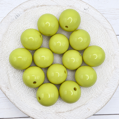 20mm Solid Color Beads