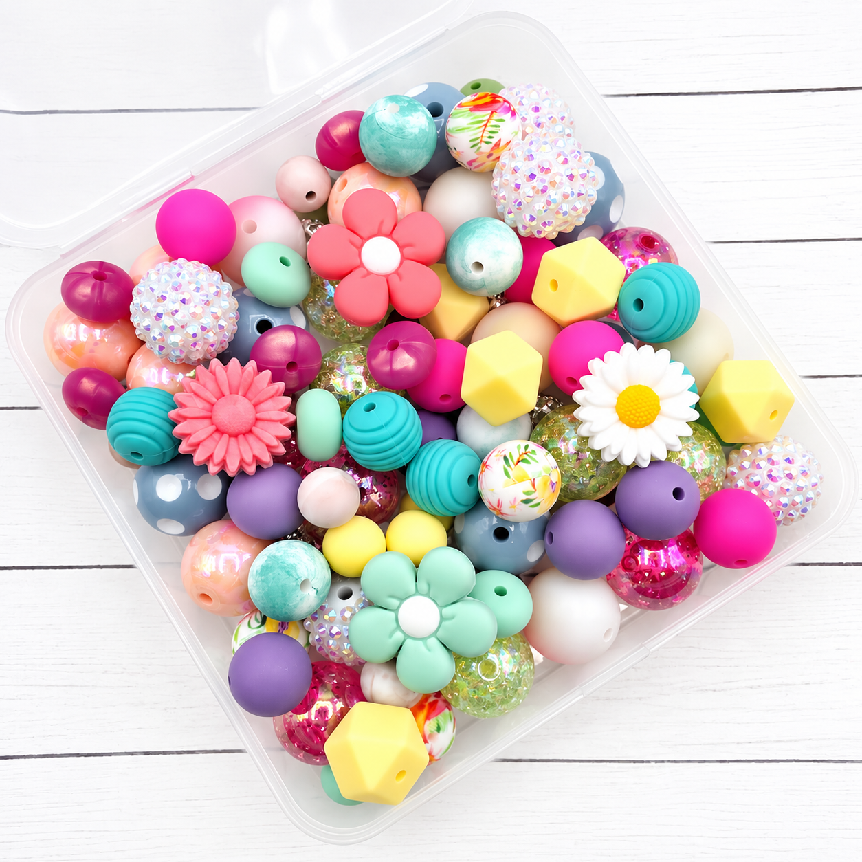 Spring Blossom Bead Box