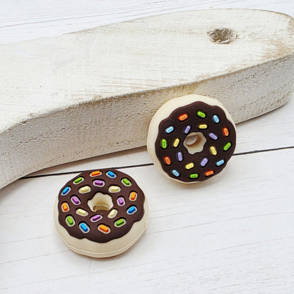 Sprinkle Donut Focal Beads