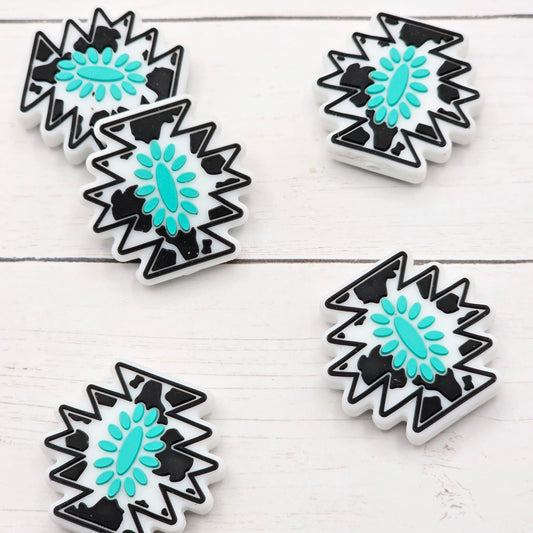Aztec Gem Focal Beads