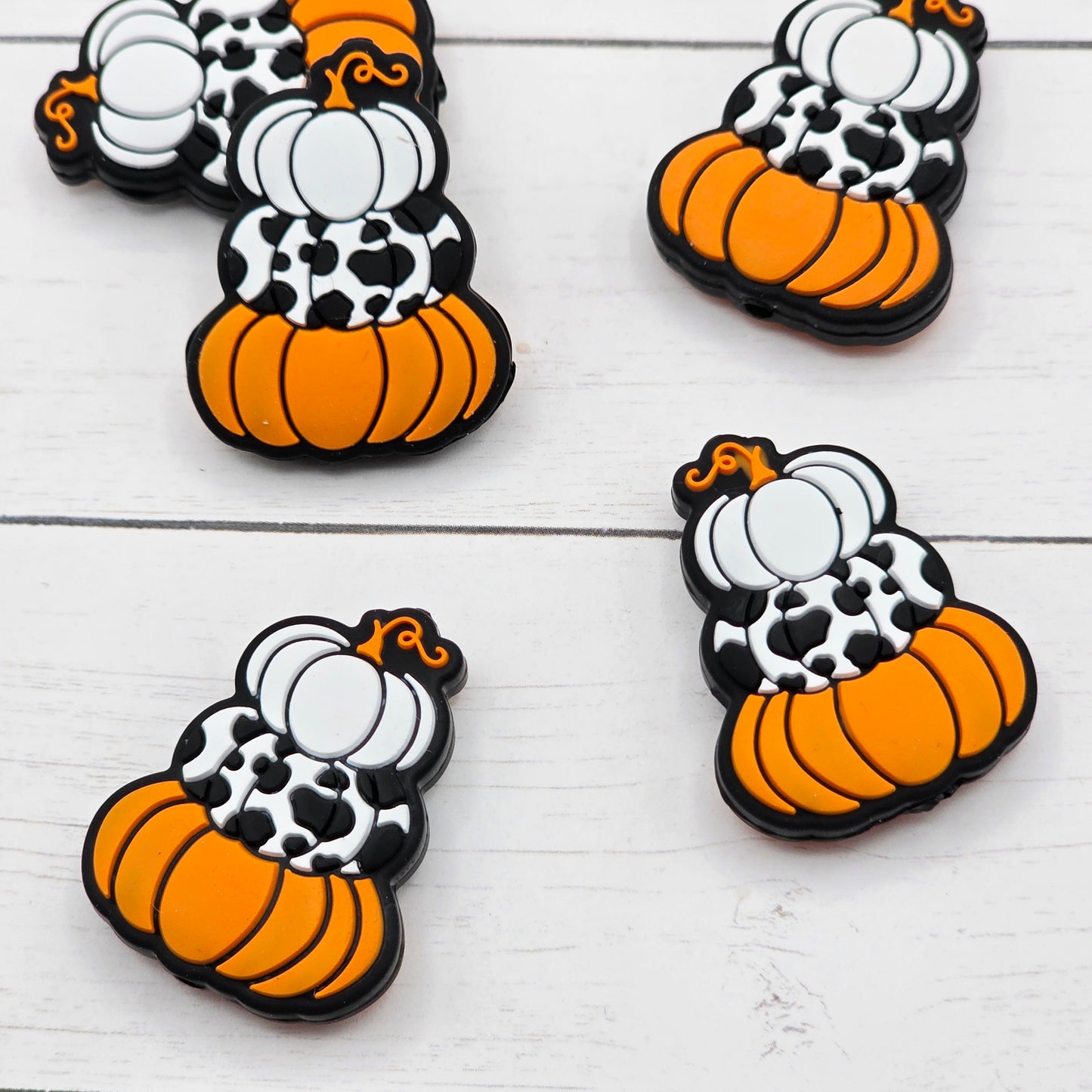 Triple Pumpkin Focal Bead