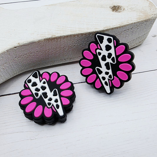Lightning Gem Focal Beads