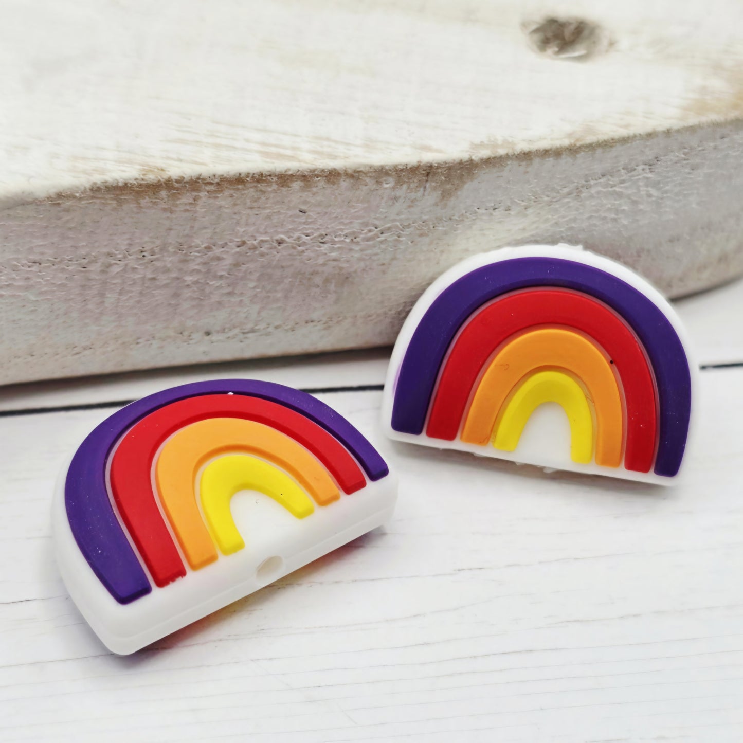Rainbow Focal Beads
