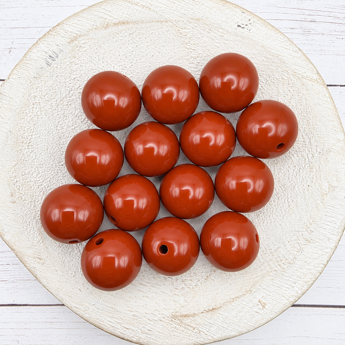 20mm Solid Color Beads