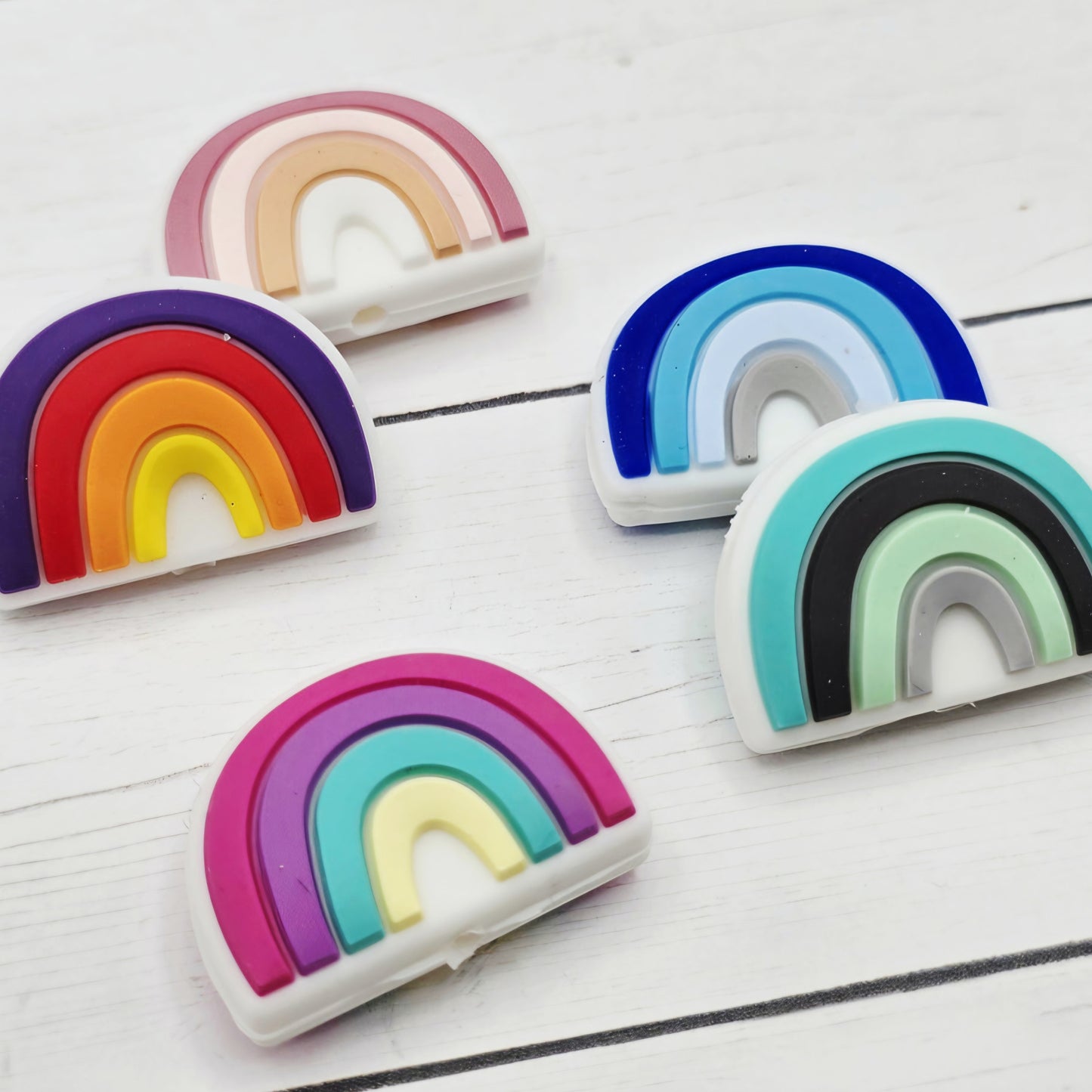Rainbow Focal Beads