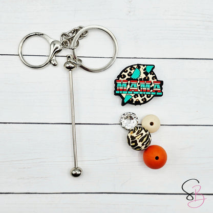 Western Beaded Keychain DIY Kit