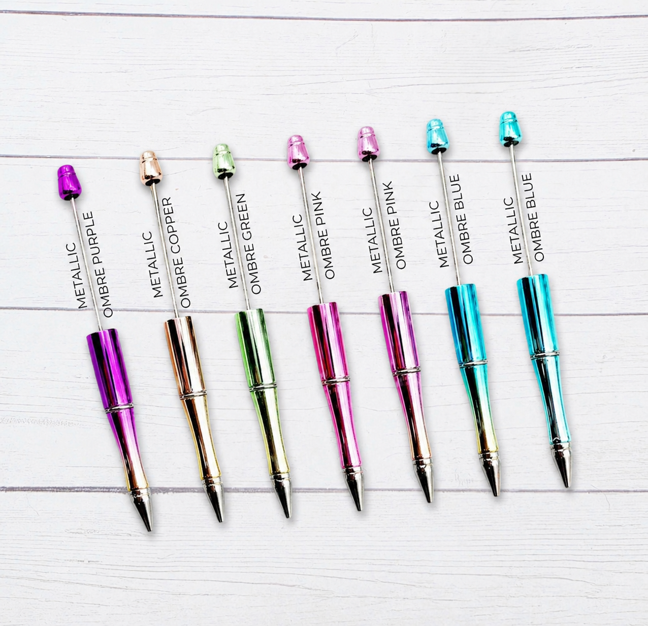 Metallic & Ombre Beadable Pens