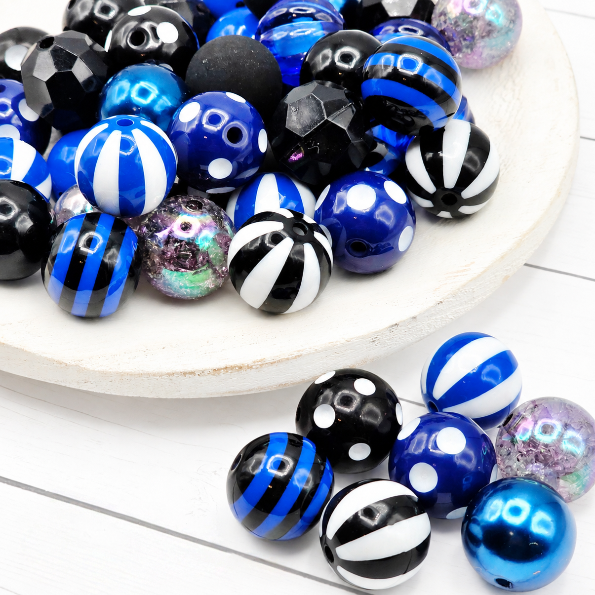 Back The Blue Bead Mix