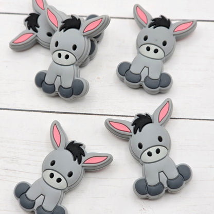 Donkey Silicone Beads