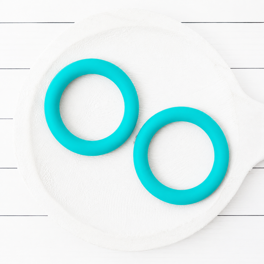 65mm Turquoise Silicone Ring