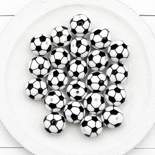 15mm Soccer Beads