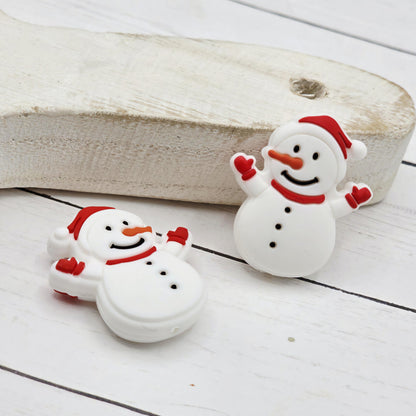 Snowman Focal Beads