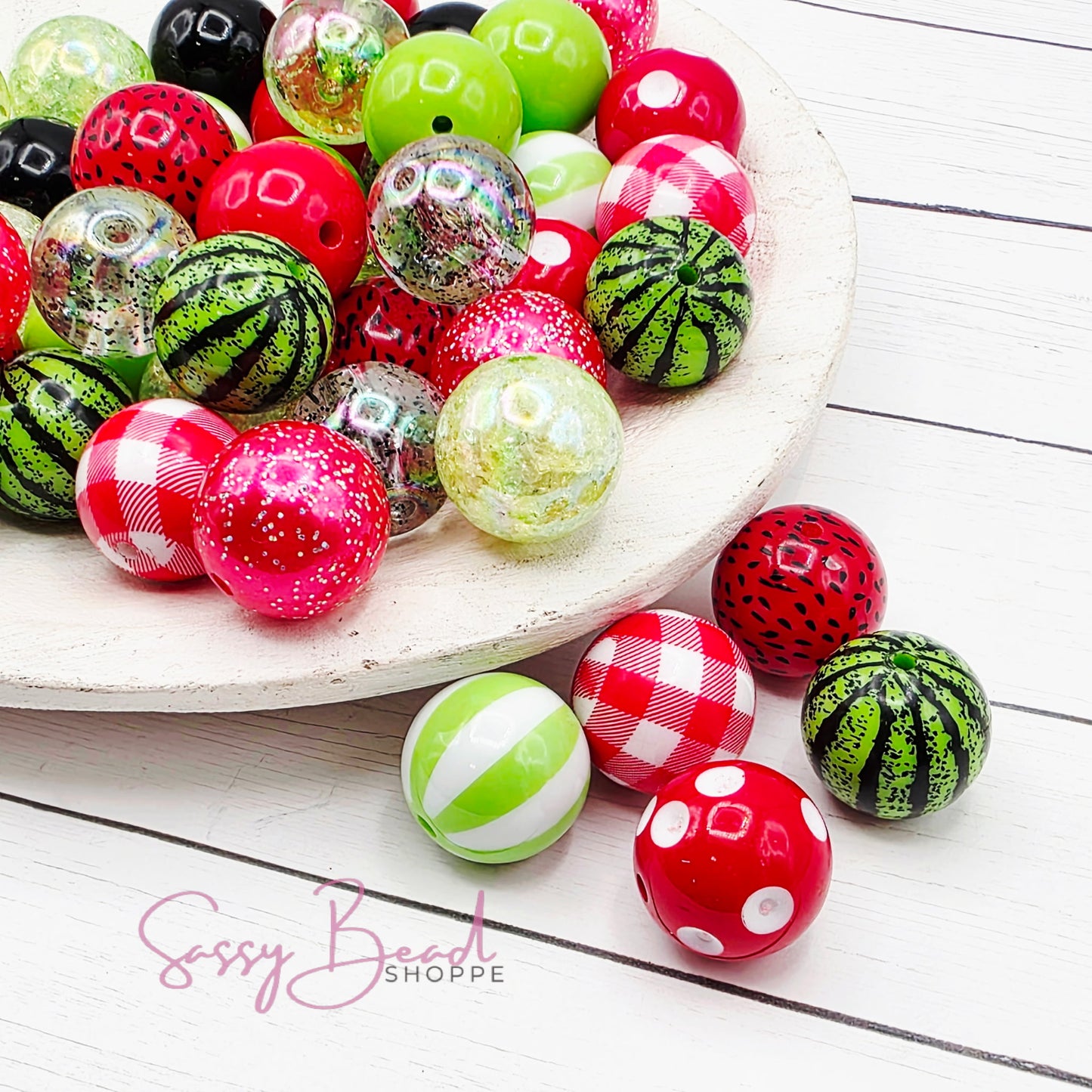 Watermelon Crawl Bead Mix