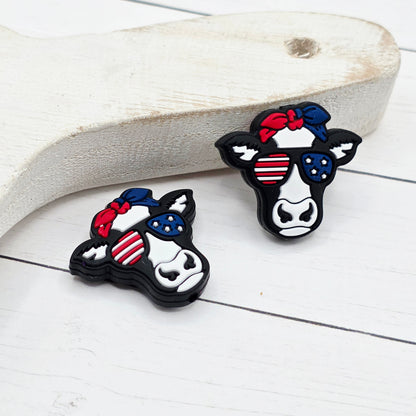 USA Cow Focal Bead