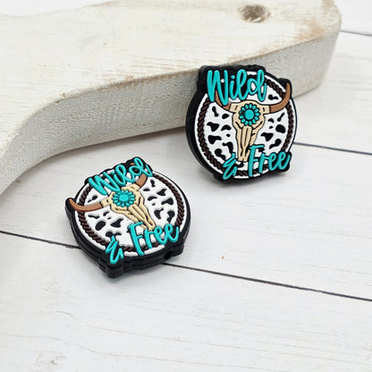 Wild & Free Skull Focal Beads
