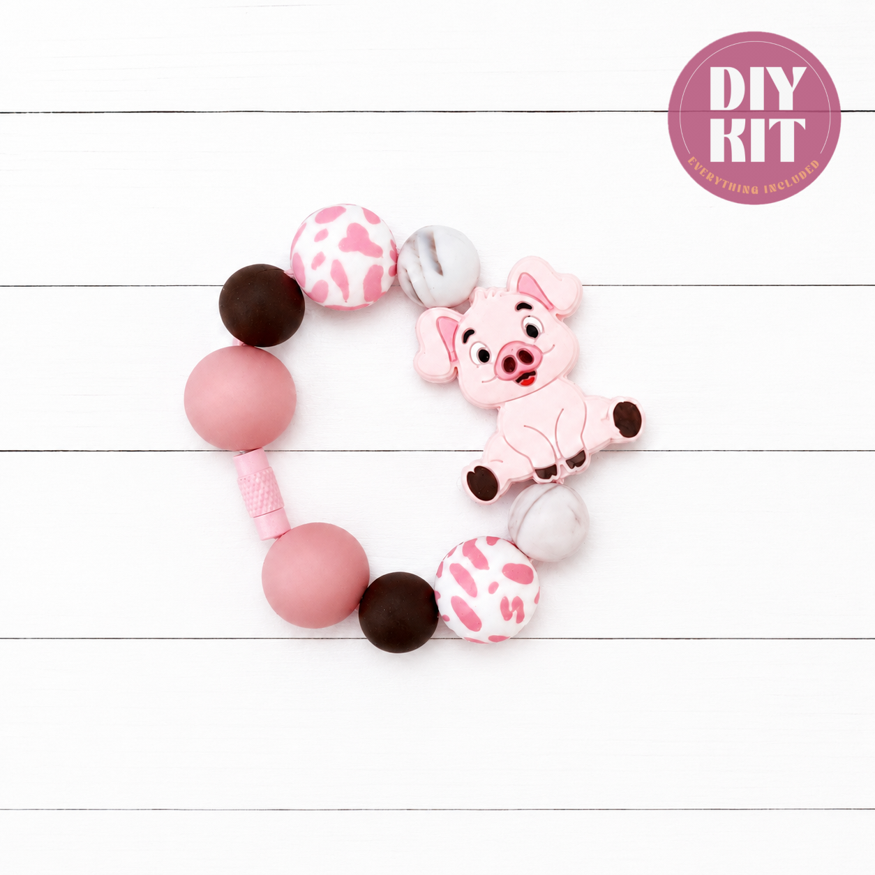 Piggy Pink Tumbler Charm Kit