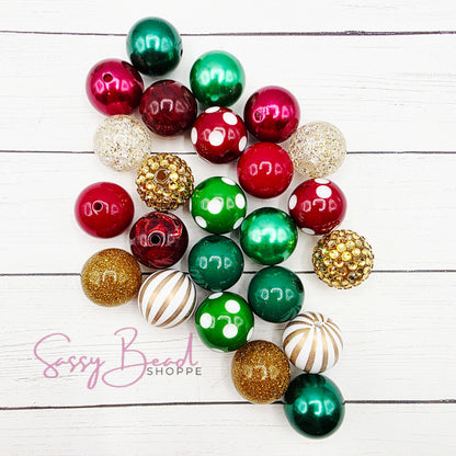 Vintage Christmas Bead Mix