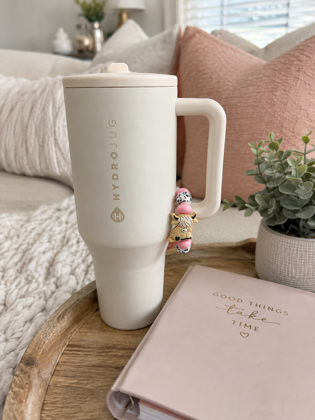 Country Girlie Tumbler Charm