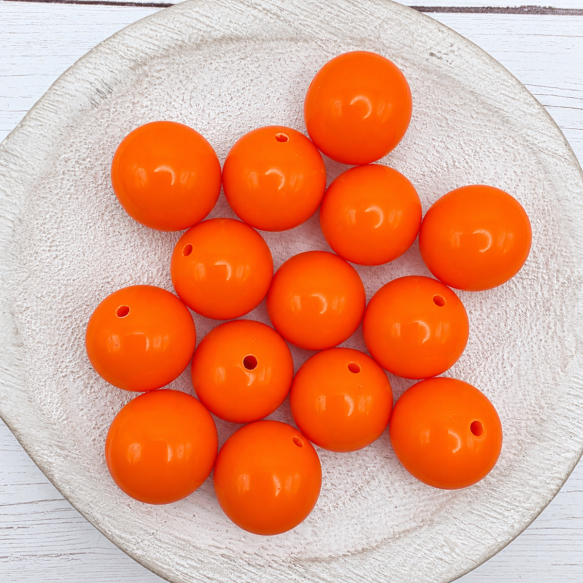 20mm Solid Color Beads