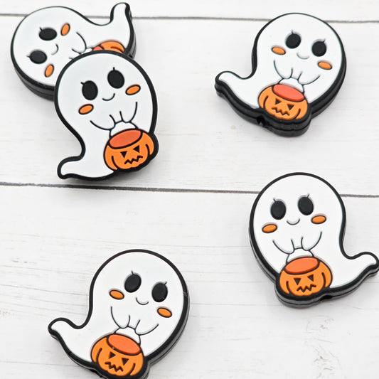 Trick or Treat Ghost Beads