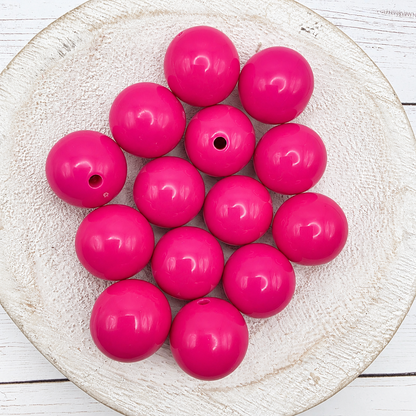 20mm Solid Color Beads