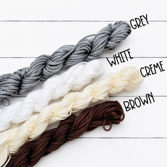 Neutral Color Options Nylon Cord