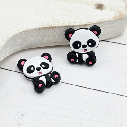Pink Panda Bear Beads