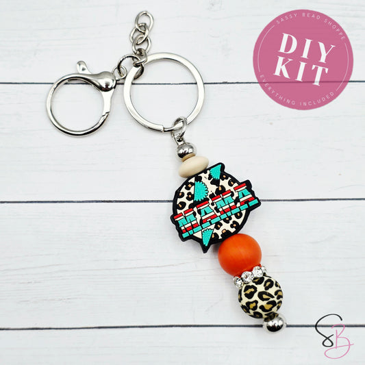 Western Beaded Keychain DIY Kit