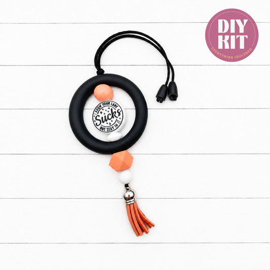 Stay Away Car Charm Kit