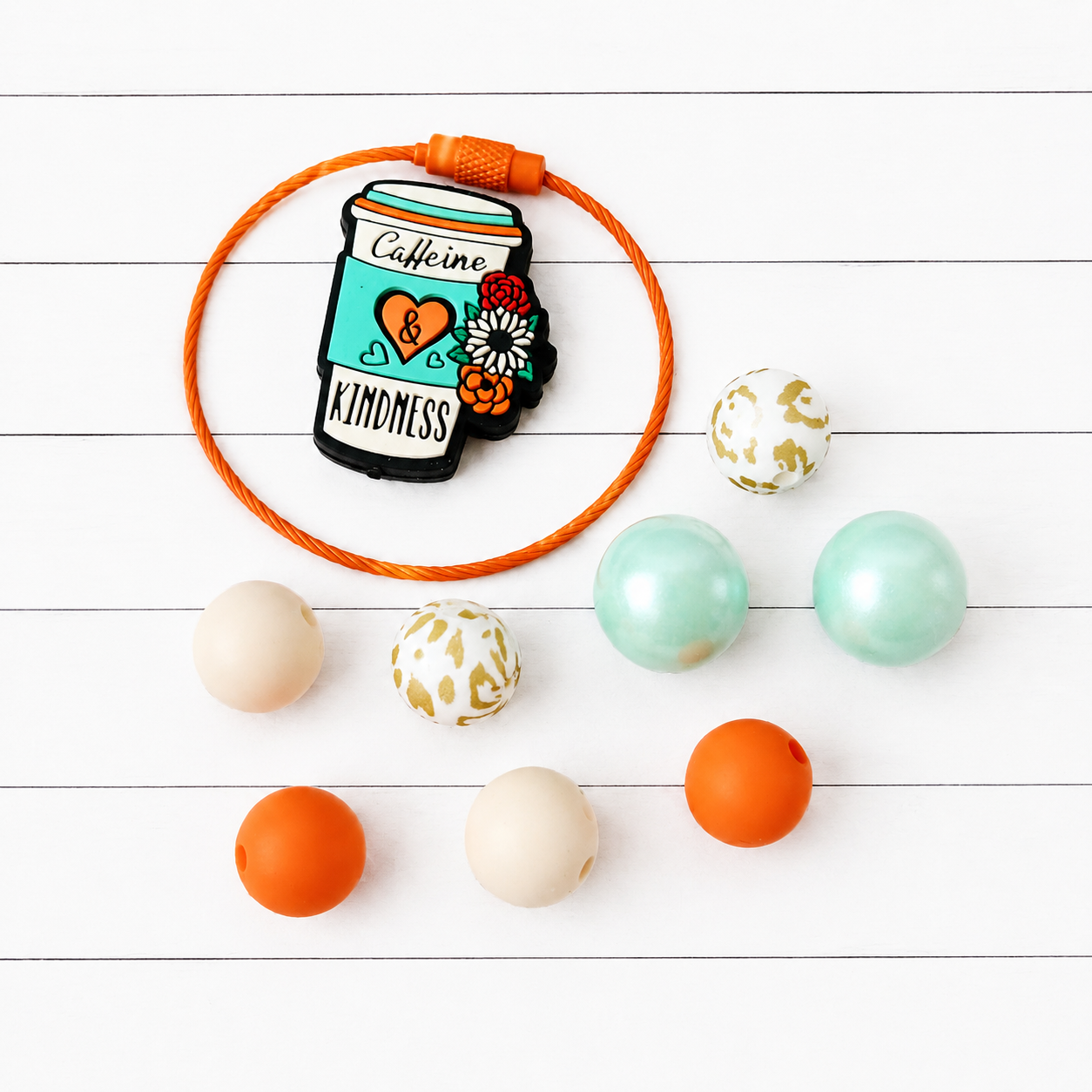 Caffeine with Some Kindness Tumbler Charm Kit