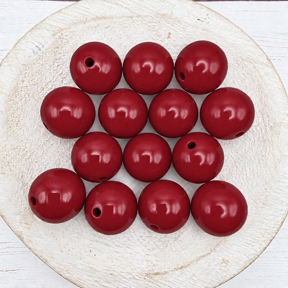 20mm Solid Color Beads