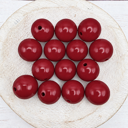 20mm Solid Color Beads