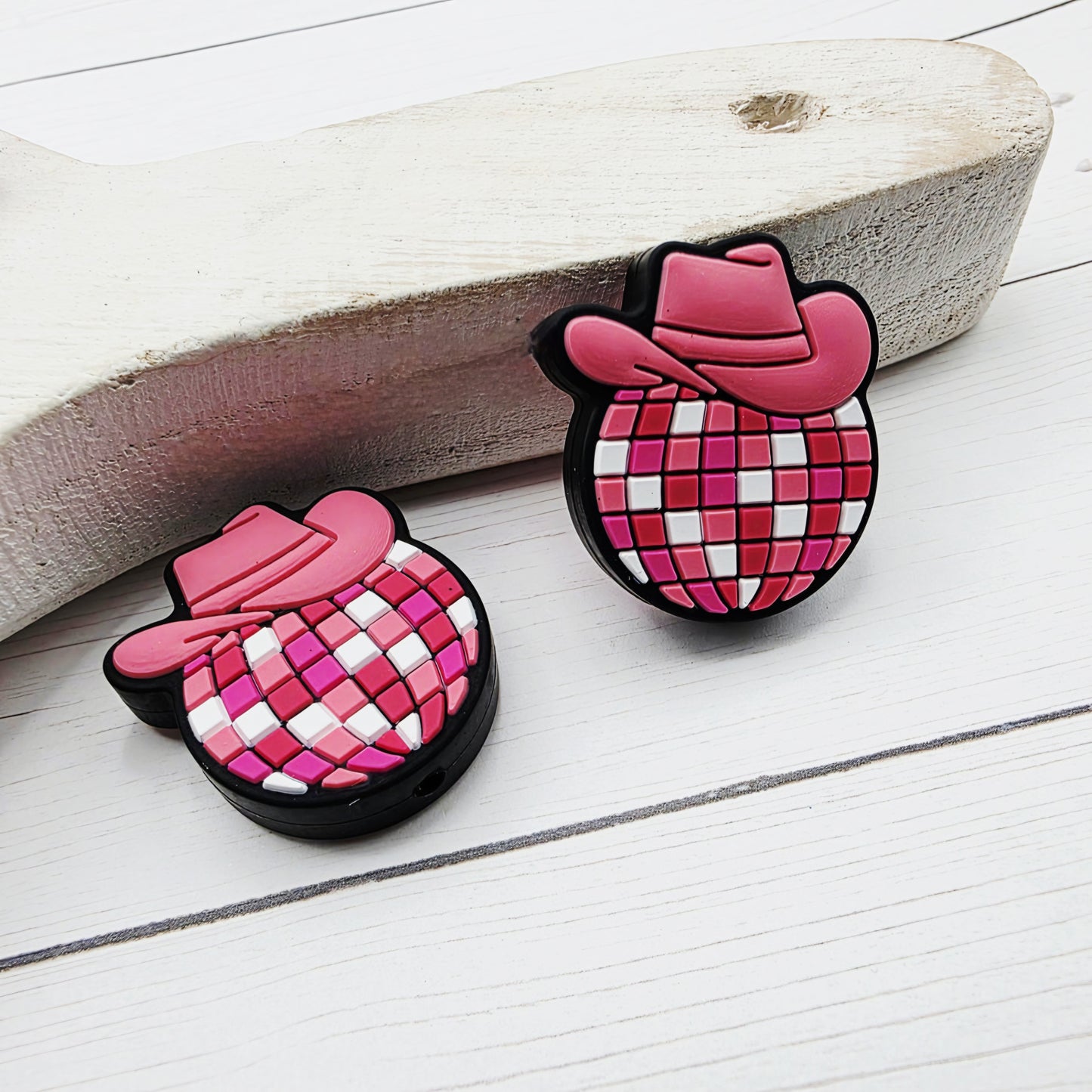 Cowgirl Disco Ball Focal Bead