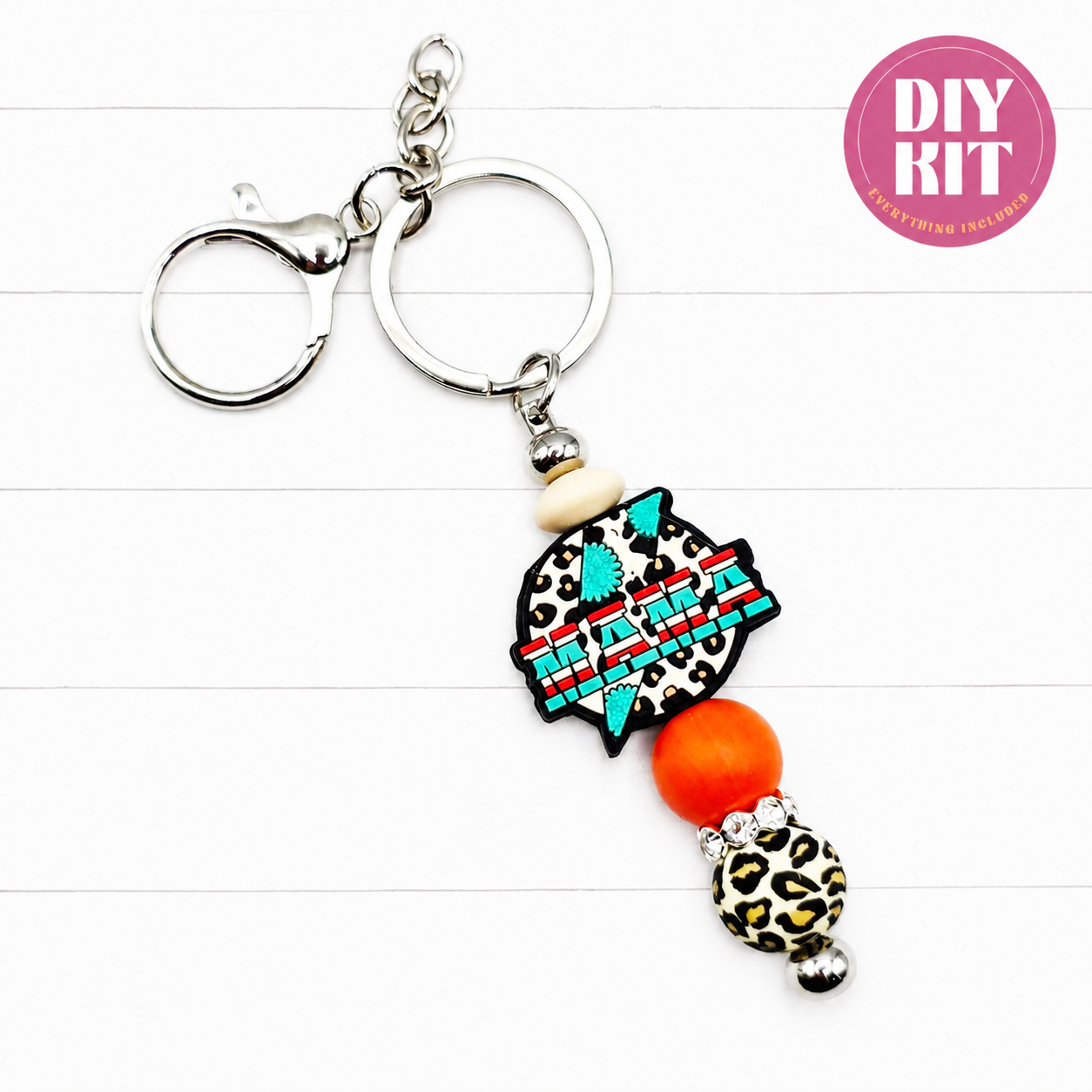 Western Beaded Keychain DIY Kit