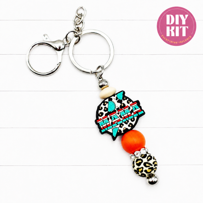 Western Beaded Keychain DIY Kit