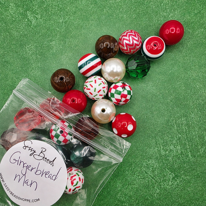 Gingerbread Man Bead Mix
