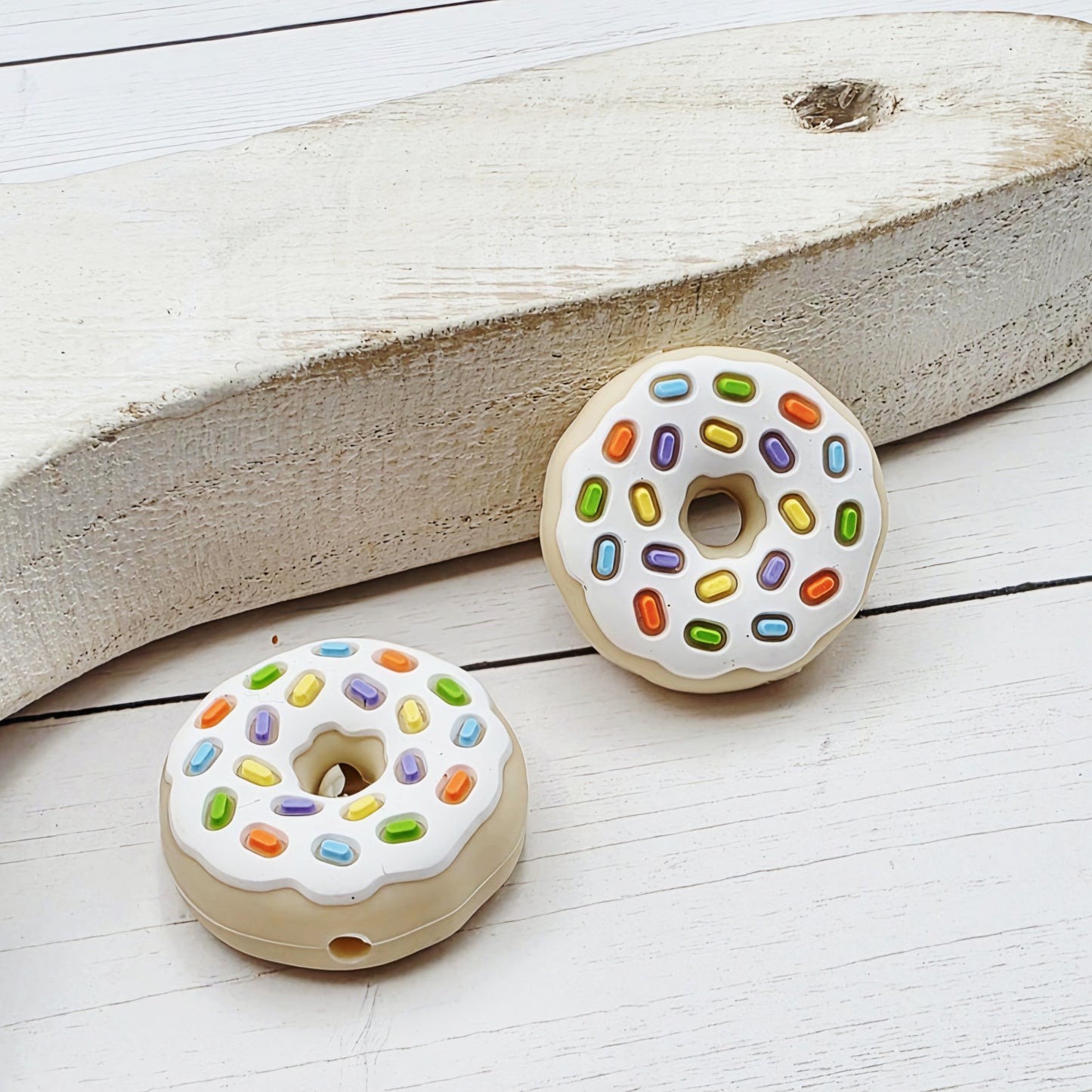 Sprinkle Donut Focal Beads