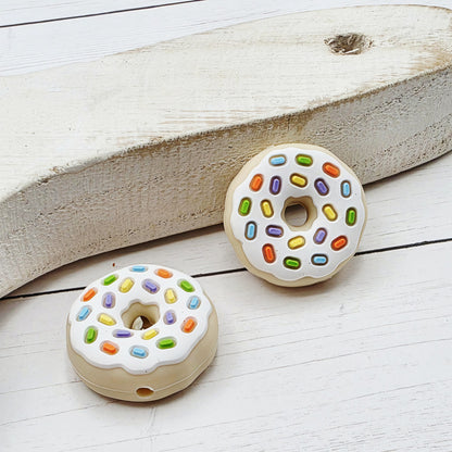 Sprinkle Donut Focal Beads