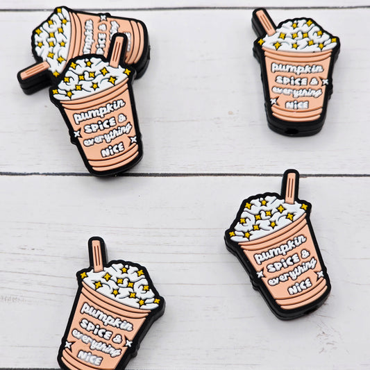 Pumpkin Spice Focal Beads