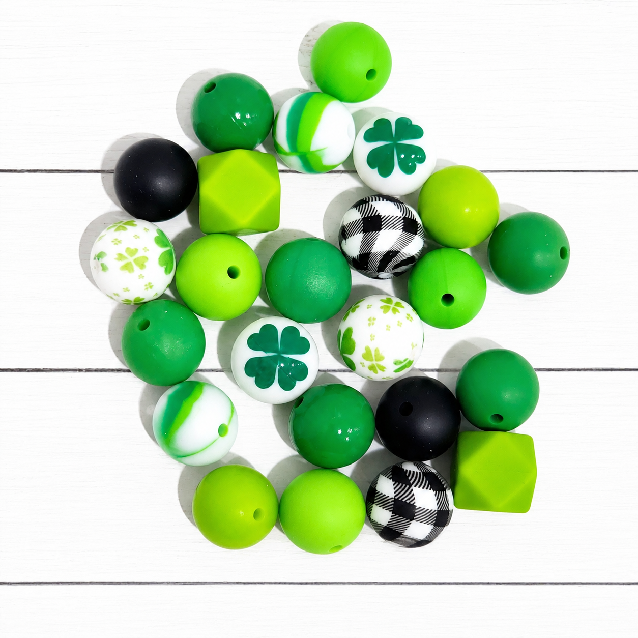 Lucky Silicone Bead Mix