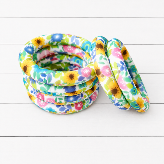 65mm Wildflower Print Silicone Ring