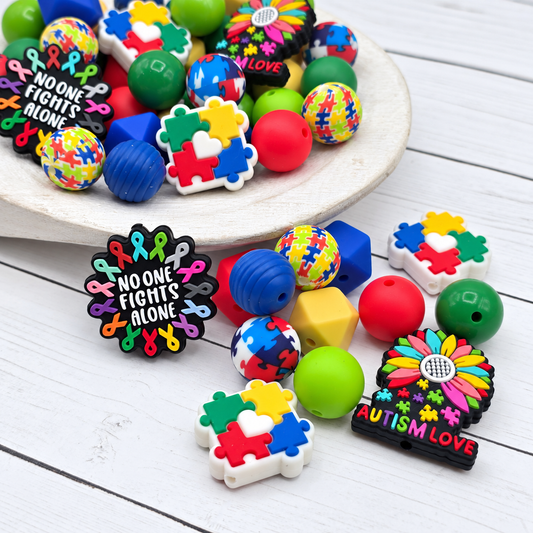Autism Love Bead Mix