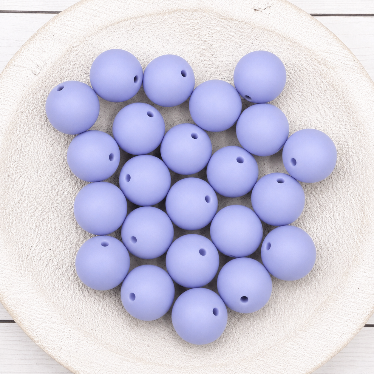 15mm Periwinkle Beads